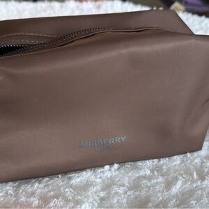 NEW Burberry Chocolate Brown Pouch